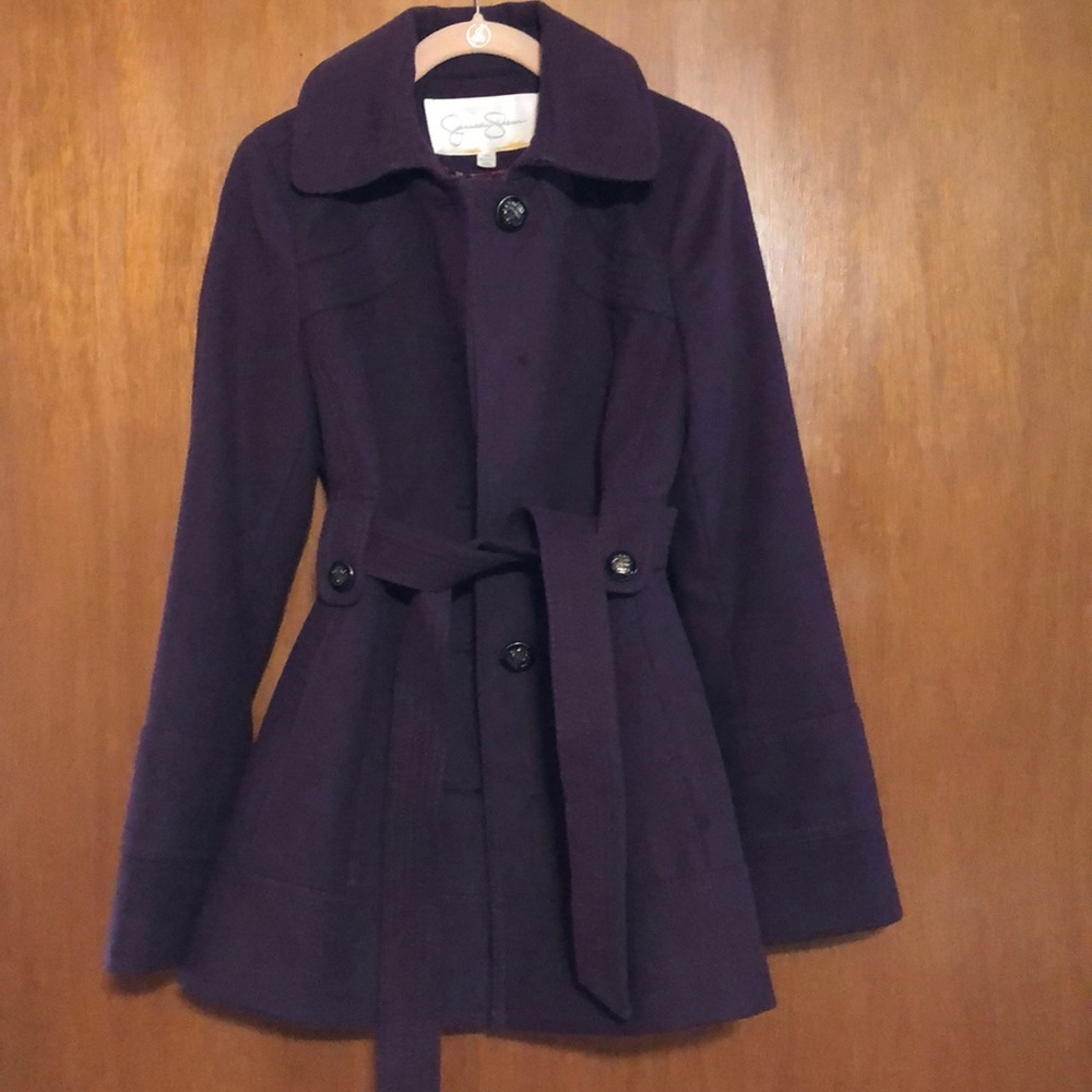 Jessica Simpson coat  beautiful amethyst color.